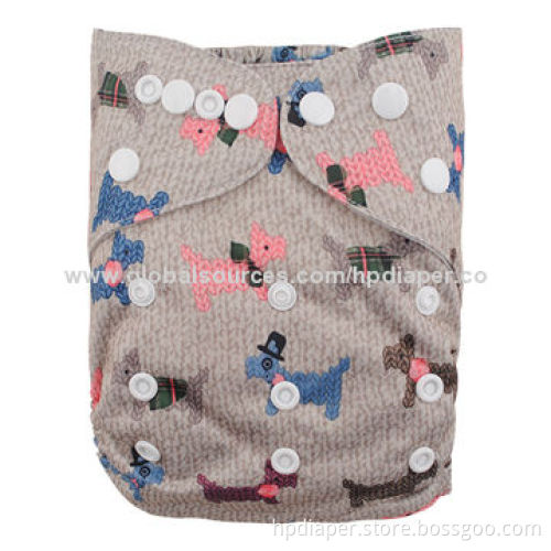 One Size Pocket Cloth Diaper with Breathable and Reusable Features